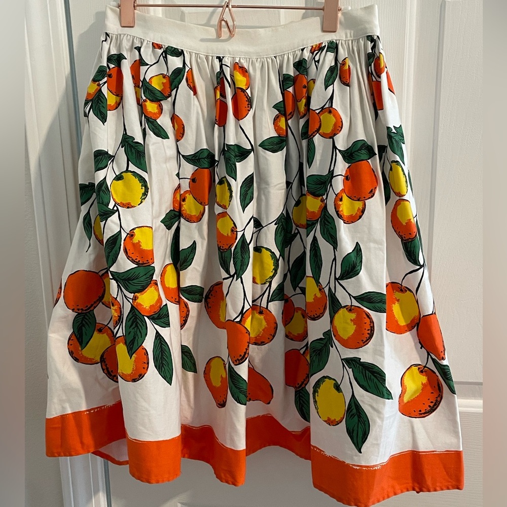 SOLD Pinup Girl Clothing Petite Jenny Skirt 4X